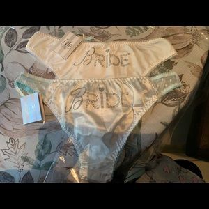 NWT - 2 pairs VS bridal underwear